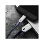 MCDODO USB synchronizačný a nabíjací kábel pre Apple iPhone – 1 m – modrý