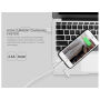 MCDODO USB kábel s lightning/micro USB/USB-C konektormi pre Apple iPhone – 1 m – biely