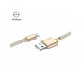 MCDODO USB kábel s dvoma lightning konektormi pre Apple iPhone – 1 m – zlatý