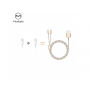 MCDODO USB kábel s dvoma lightning konektormi pre Apple iPhone – 1 m – zlatý