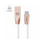 MCDODO USB kábel s USB-C konektorom pre Apple MacBook – 1 m – bielo-zlatý