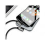 MCDODO USB kábel s lightning konektorom pre Apple iPhone/iPad/iPod – 1,9 m – strieborný