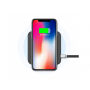 MCDODO bezdrôtová štvorcová nabíjačka/stojanček pre Apple iPhone – čierna