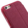 MEILAITE kožené puzdro s&nbsp;magnetickou klipsou pre Apple iPhone 6 / 6S - rose
