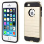 Puzdro 2v1 pre Apple iPhone 5 / 5S / SE (2016) – zlaté