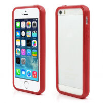 Obal bumper pre Apple iPhone 5 / 5S / SE (2016) – červené