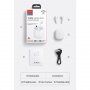 Joyroom JR-T13 bezdrôtové slúchadlá s nabíjacím puzdrom pre iPhone / iPad - biela