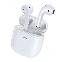 Joyroom JR-T13 bezdrôtové slúchadlá s nabíjacím puzdrom pre iPhone / iPad - biela