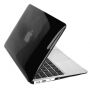 ENKAY Plastový kryt s ochranou klávesov a záslepkami konektorov pre MacBook Air 13" (A1237, A1304, A1369) – čierny