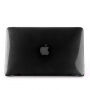 ENKAY Plastový kryt s ochranou klávesov a záslepkami konektorov pre MacBook Air 13" (A1237, A1304, A1369) – čierny