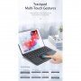 DUX DUCIS puzdro s klávesnicou, touchpadom a priestorom na Apple Pencil pre iPad 10,2" (2019-2021) / Air 3 (2019) / Pro 10,5" - čierne