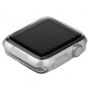 BASEUS ultratenké gumové puzdro pre Apple Watch 38&nbsp;mm (hr. 0,65&nbsp;mm) - priehľadné