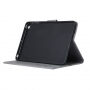 Puzdro s motýlím vzorom a priestorom na karty pre iPad mini 1 / 2 / 3 - sivé