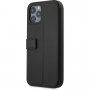Karl Lagerfeld Heads flipové puzdro pre iPhone 12 Pro Max - čierne