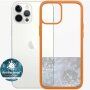 PanzerGlass ClearCase Antibakteriálny kryt pre Apple iPhone 12 Pro Max - oranžový