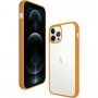 PanzerGlass ClearCase Antibakteriálny kryt pre Apple iPhone 12 Pro Max - oranžový