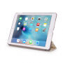 Ochranný kryt/puzdro s funkciou uspania a stojančekom pre Apple iPad Pro 9,7"/Air 2 – biele s ružovo-zlatým vzorom