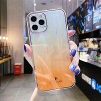 Nárazuvzdorný meňavý kryt pre iPhone 11 Pro - oranžový