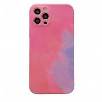 Silikónový ochranný kryt pre iPhone 12 - ružovo-fialový