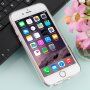 Trblietavý kryt pre iPhone 6 / 6S - strieborný