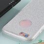 Trblietavý kryt pre iPhone 6 / 6S - strieborný