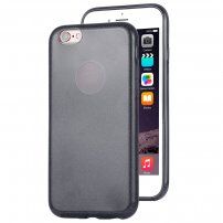 Trblietavý kryt pre iPhone 6 / 6S - tmavosivý