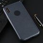 Trblietavý kryt pre iPhone X / XS - tmavosivý