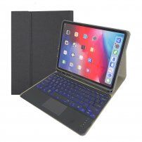 Puzdro s odnímateľnou Bluetooth klávesnicou s touchpadom pre iPad Pro 12,9" (2018/2020) - sivé