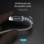 DUX DUCIS Synchronizačný a nabíjací kábel pre iPhone, iPad, iPod – 1 m - sivý