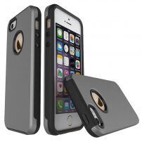 Ochranný kryt s pre Apple iPhone SE (2016)/5S/5 – sivý