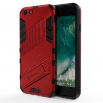 Odolný ochranný kryt so stojančekom pre iPhone 6 / 6S - červený