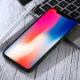 Kryt pre Apple iPhone XS / iPhone X svietiaci v tme – zelený geometrický vzor