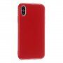 Ochranný silikónový kryt pre iPhone X / XS - červený