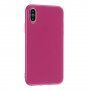 Ochranný silikónový kryt pre iPhone XS Max - fuksiový