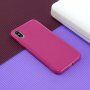 Ochranný silikónový kryt pre iPhone XS Max - fuksiový