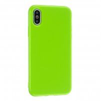 Ochranný silikónový kryt pre iPhone XS Max - zelený