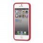 MERCURY GOOSPERY ochranný trblietavý kryt pre iPhone 5 / 5S / SE (2016) - červený