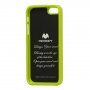 MERCURY GOOSPERY ochranný trblietavý kryt pre iPhone 5 / 5S / SE (2016) - zelený