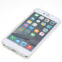 Kryt s plávajúcimi flitrami pre Apple iPhone 6S Plus/6 Plus – ružový so srdiečkami