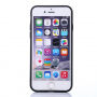 Ochranný kryt v drevenom dizajne pre Apple iPhone 6 Plus/6S Plus – sivý