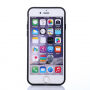 Ochranný kryt v drevenom dizajne pre Apple iPhone 6 Plus/6S Plus – hnedý