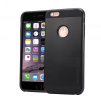 Ochranný kryt z tvrdeného plastu pre Apple iPhone 6 Plus/6S Plus – čierny