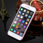 Luxusný kryt so strieborným držiakom s kamienkami pre Apple iPhone 6 Plus/6S Plus