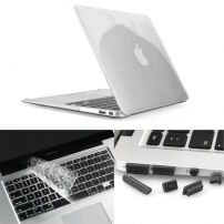 ENKAY Plastový kryt s&nbsp;ochranou klávesov a&nbsp;záslepkami konektorov pre MacBook Air 13" (A1237, A1304, A1369)