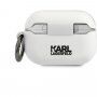 Karl Lagerfeld Karl Head silikónový obal pre AirPods Pro - biely
