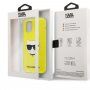 Karl Lagerfeld Choupette Head kryt pre iPhone 12 Pro Max - neónovo žltý