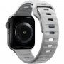 Nomad Sport Strap silikónový remienok pre Apple Watch 42mm / 41mm / 40mm / 38mm - sivý