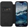 Nomad Rugged Folio kožené flipové puzdro s MagSafe pre iPhone 12 Pro Max - čierne