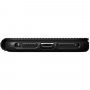 Nomad Rugged Folio kožené flipové puzdro s MagSafe pre iPhone 12 Pro Max - čierne