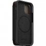 Nomad Rugged Folio kožené flipové puzdro s MagSafe pre iPhone 12 mini - hnedé